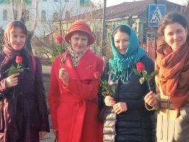 Активисты молодежных сборов Рождество в сибири