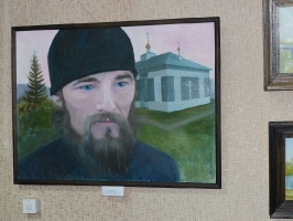 В музее открылась выставка живописных работ посвященных убиенному иеромонаху Александру