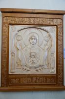 Открытие выставки резных икон Павла Минина Прикосновенный образ