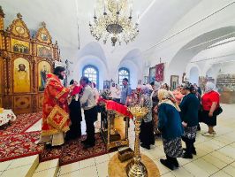 Богослужение в Спасском Кафедральном соборе г.Тары 30.04.2022