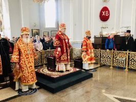Архиерейское богослужение в Успенском Кафедральном соборе г.Омска