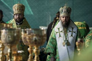 Епископ Тарский и Тюкалинский Петр принял участие в юбилейных торжествах Новоторжского Борисоглебского монастыря