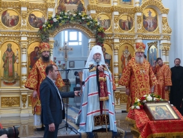 Епископ Савватий на пасхальной седмице в г. Омске