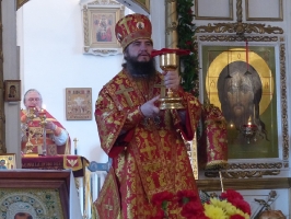 Епископ Савватий на пасхальной седмице в Тевризском благочинии