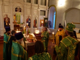 Мощи св. прп Сергия Радонежского в Спасском соборе г. Тары