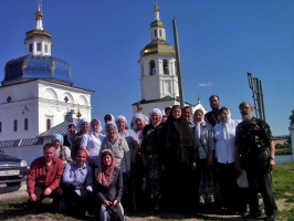 Тарские паломники в Абалакском Знаменском монастыре