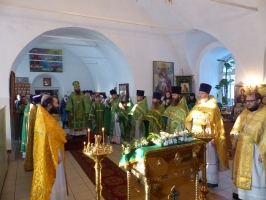 В Тару прибыл крестный ход с иконой Прп. Сергия