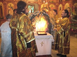 Праздник Рождества Христова в Спасском кафедральном Соборе Тарской Епархии