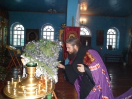 Владыка Савватий в Вознесенско-Иннокентьевском Храме г. Тары