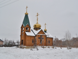 Храм в с.Оглухино Крутинского района Омской области