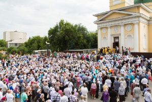 Крестный ход на день 1000-летия преставления кн. Владимира собрал более пяти тысяч человек