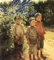 Богданов-Бельский Крестьянские мальчики. 1910-е 