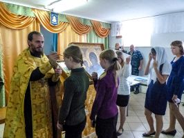 Молебен в православной школе