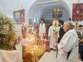 Рождественское богослужение в Спасском кафедральном соборе г.Тары.